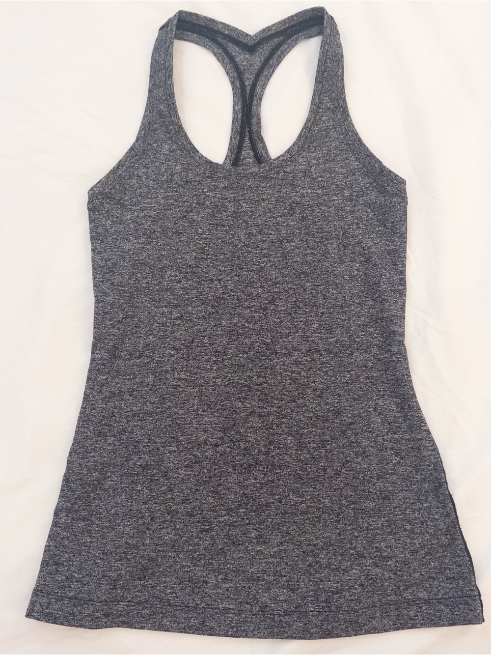 lululemon athletica Women's Charcoal Heather Racerback Tank